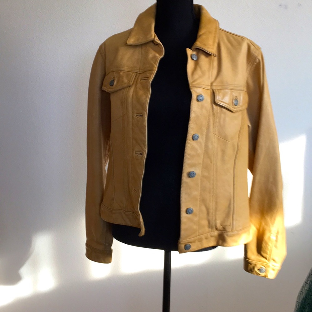 Vintage gap leather jacket